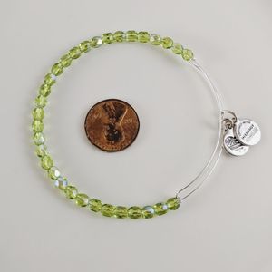 Alex and Ani Silver Rock Candy Moss Bracelet NWOT